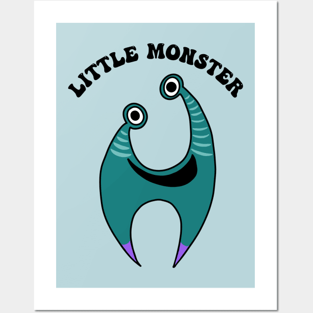 Little Monster Wall Art by Slightly Unhinged